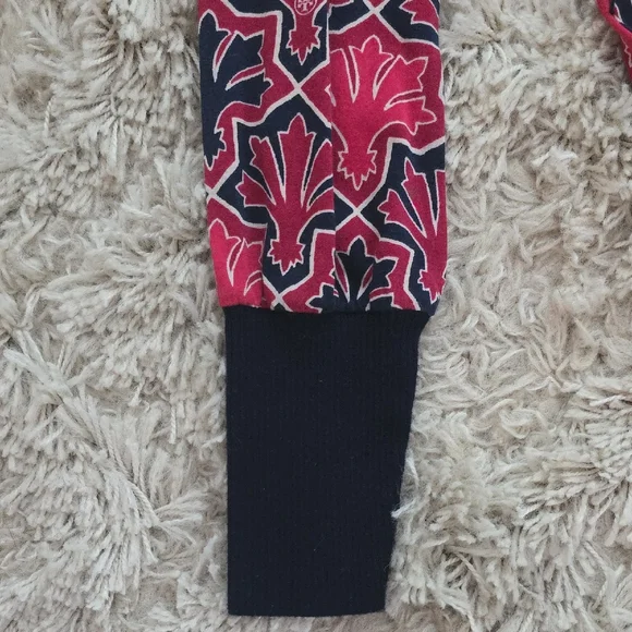 Tory Burch Red and Black Long Sleeve Dress - Picture 8 of 8